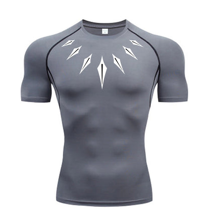 Camiseta Compresiva Anime para Hombre – Fitness, Running y Gym con Secado Rápido, Ajuste Slim y Estilo Atlético