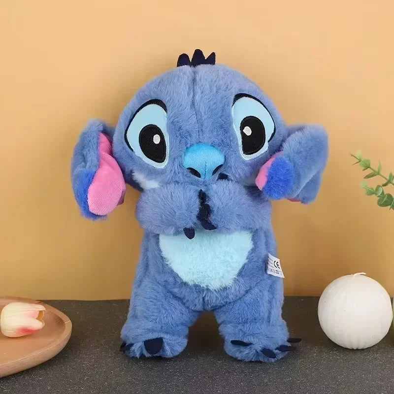 Peluche Stitch Anime con Luz y Música | Juguete Kawaii Suave para Bebés y Niños