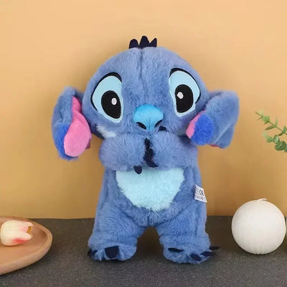 Peluche Stitch Anime con Luz y Música | Juguete Kawaii Suave para Bebés y Niños