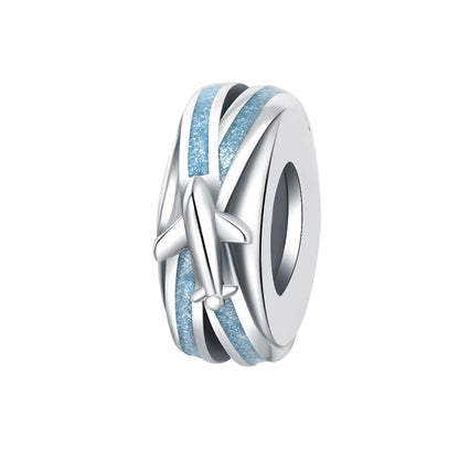 Charm de Plata 925 Araña, Mariposa y Zirconia – Abalorios Brillantes para Pulseras Originales 3mm