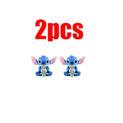 Peluche Stitch Disney 4/8 Pulgadas – Muñeco de Peluche Azul/Rosa | Juguete Anime Lilo & Stitch Regalo para Niños