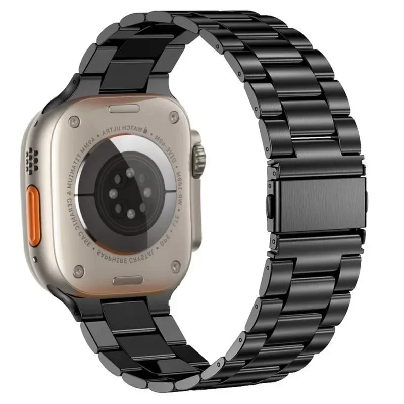 Correa de Acero Inoxidable para Apple Watch | Pulsera Metálica Ajustable 38/40/41mm - 42/44/45mm - Ultra 49mm | Compatible con Series SE/3/4/5/6/7/8