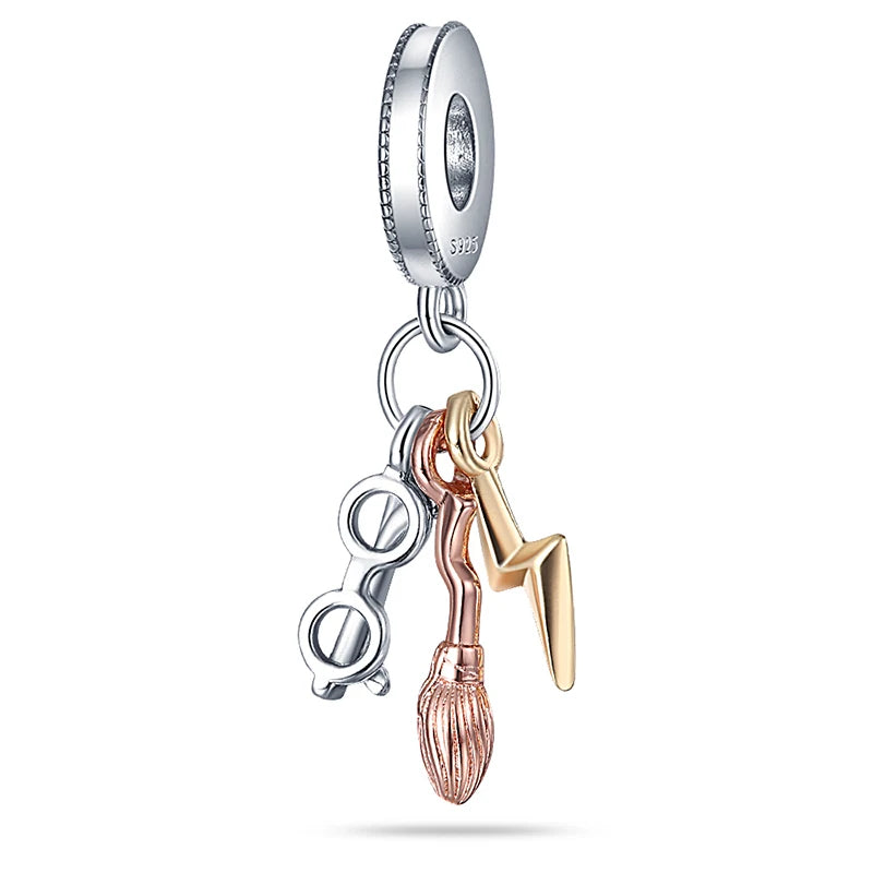 Charm Sobre Plata 925 | Serie Mago | Compatible Pulsera Pandora 3mm
