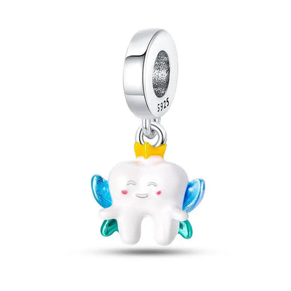 Charm Profesional Médico en Plata 925 | Profesora/Docente | Compatible con Pulsera Pandora Original
