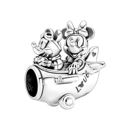 Charm Disney 100º Aniversario Mickey Mouse – Abalorios Princesa y Calabaza para Pulseras Originales Mujer