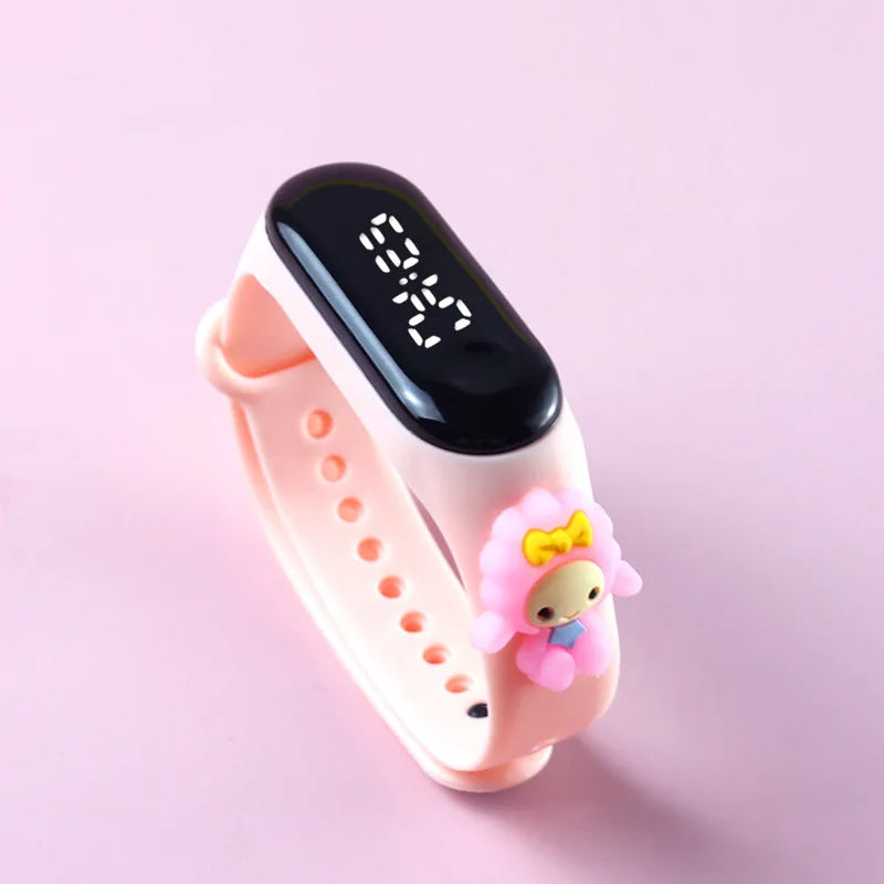 Reloj Infantil LED Deportivo | Pulsera Electrónica de Dibujos Animados para Niños y Niñas Impermeable