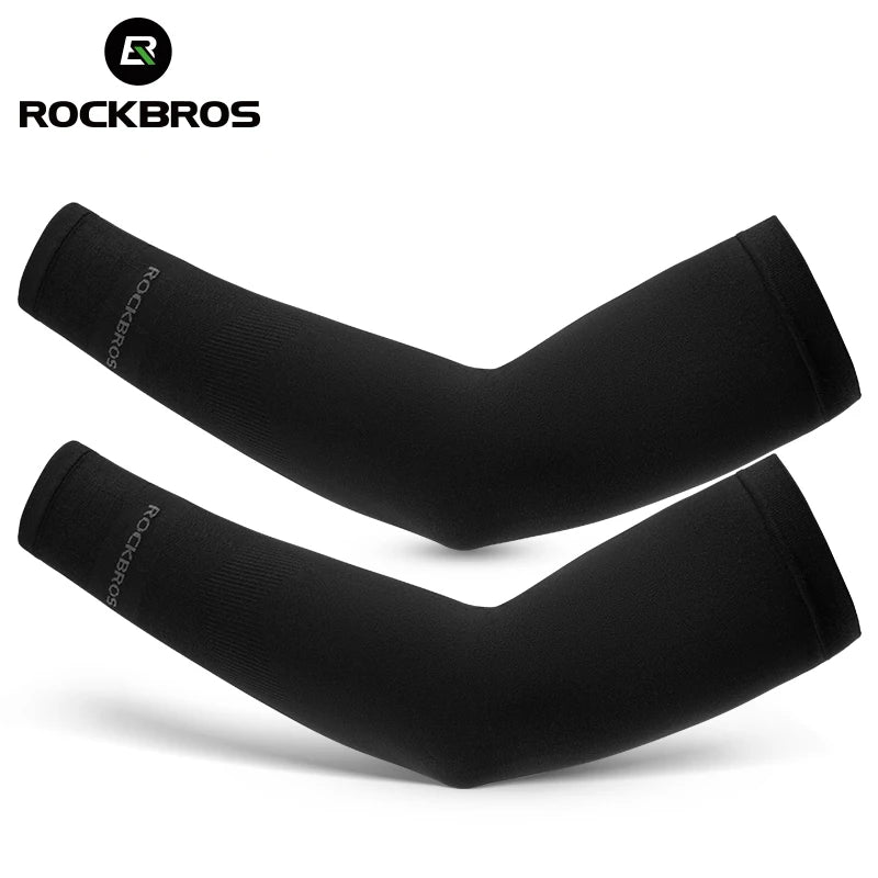 ROCKBROS Mangas Ciclismo Verano – Protección Solar UV, Transpirables y Elásticas para Bicicleta de Carretera y MTB