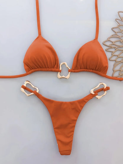 Micro Bikini Sexy Mujer 2024 | Traje de Baño Push Up Brasileño Swimwear