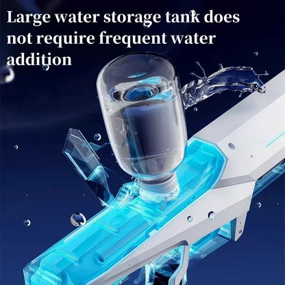 Pistola de Agua Eléctrica Automática | Recargable con Absorción de Agua Rápida | Juguete para Playa y Piscina Adultos y Niños