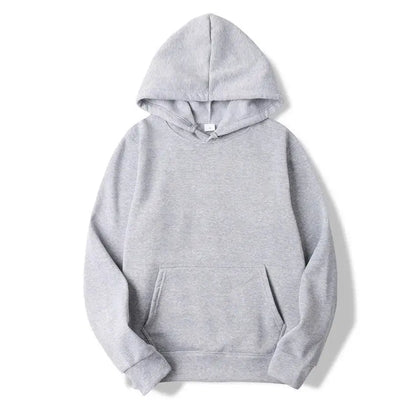 Hoodie Básico de Felpa – Sudadera con Capucha Unisex, Económica y Versátil para Hombre