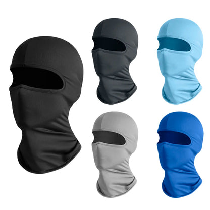Máscara de Hielo de Seda Transpirable Unisex | Protector Solar, Antiviento y Multifuncional para Ciclismo, Motocicleta, Pesca y Verano