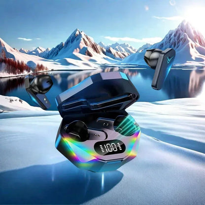 New TWS Gaming Earbuds Wireless Bluetooth Earphones With Mic  9D Stereo Music HiFi Headset For Gamer apply to smartphones