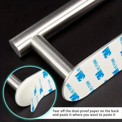 1pc Colgador de Gorras de Acero Inoxidable | Organizador de Sombreros de Pared | Diseño Sin Taladro