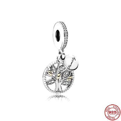 Charm Familia en Plata 925 – Abalorio Sparkling para Pulsera Original Mujer