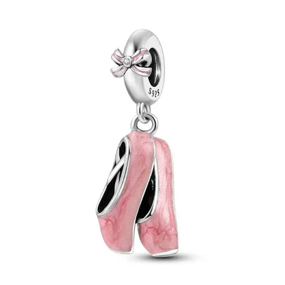 Charm princesa ángel rosa plata 925 – Abalorio de cumpleaños para pulsera tipo Pandora mujer