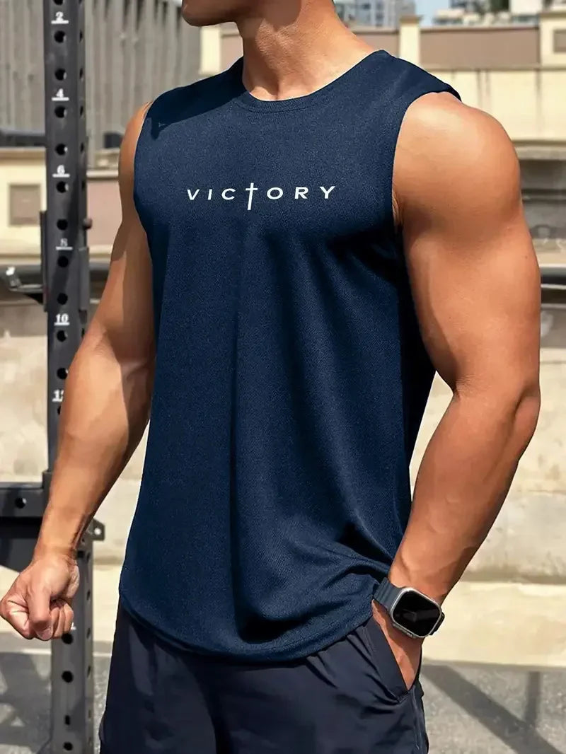 Tank Top Deportivo para Hombre – Camiseta Sin Mangas de Badminton, Tenis, Running y Fitness, Streetwear de Verano