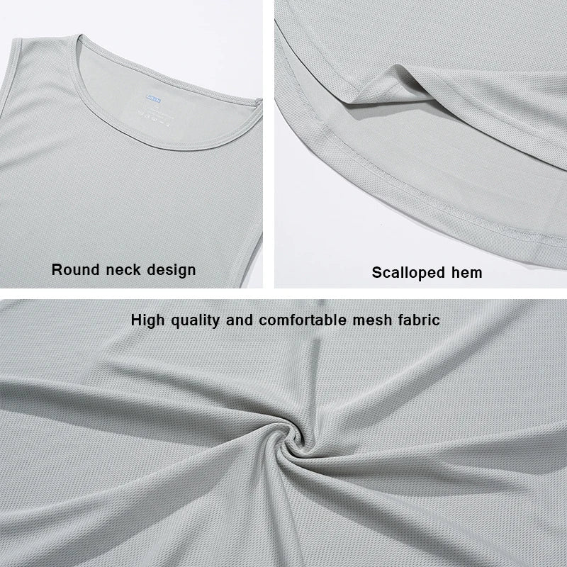 Tank Top Deportivo de Hombre – Fitness, Gym y Bodybuilding, Secado Rápido, Sin Mangas, Corte Loose, Verano, Moda y Baloncesto