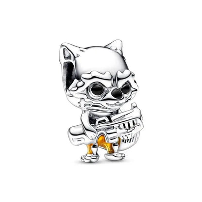 Charm Capitán América plata 925 – Abalorio de superhéroe para pulsera tipo Pandora