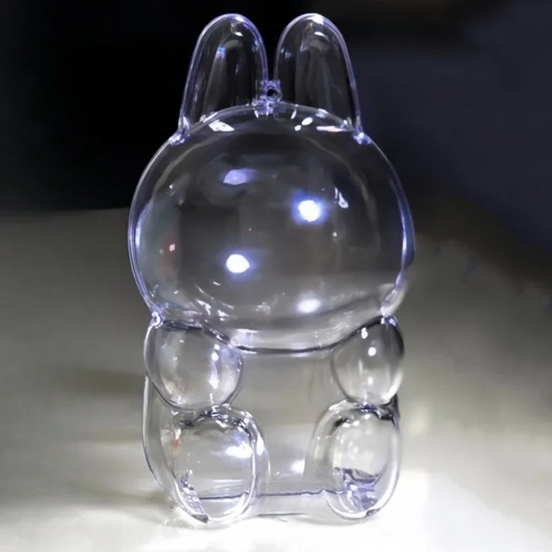 PopMart Monster Labubu V1 V2 | Ropa Protectora Transparente para Muñecos | Accesorios de Fiesta