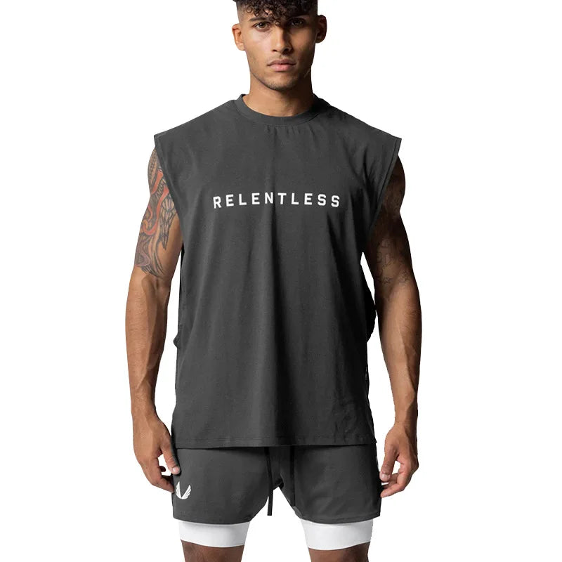 Camiseta de Tirantes para Hombre – Tank Top Verano de Algodón para Fitness, Running y Gym