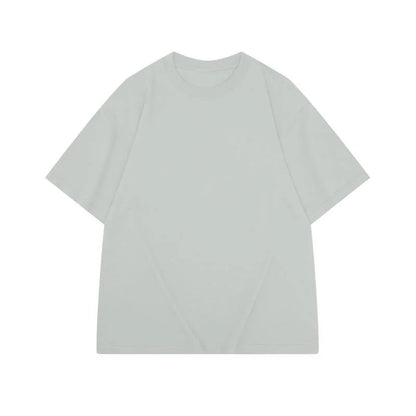 Camiseta Hombre 2025 | Oversize Algodón Pesado Manga Corta para Verano