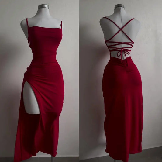 Vestido Halter Mujer Verano 2024 | Vestido Sexy Ajustado Estilo Spice Girl Elegante Fiesta