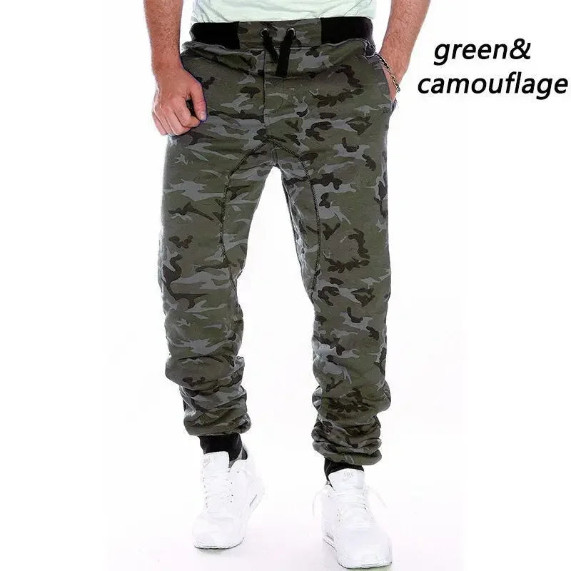 Pantalones Jogger de Running para Hombre 2025 – Cargo Camuflaje, Elásticos, Con Cordón y Múltiples Bolsillos, Casual y Deportivos