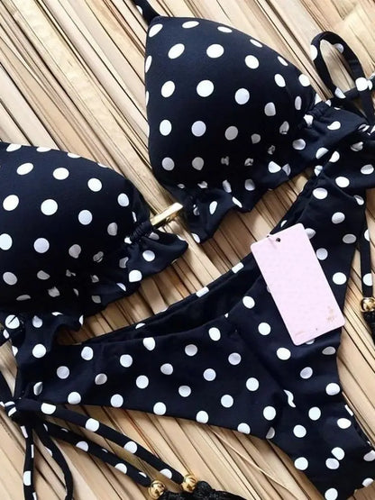 RUOTONGSEPT Bikini Estampado Mujer 2022 | Bandage Brasileño 2 Piezas