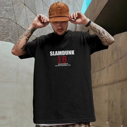 Camiseta Oversize Anime para Hombre – T-shirt Impresa, Casual y Juvenil, Verano, Unisex, Outfit para Pareja, Tallas M-8XL