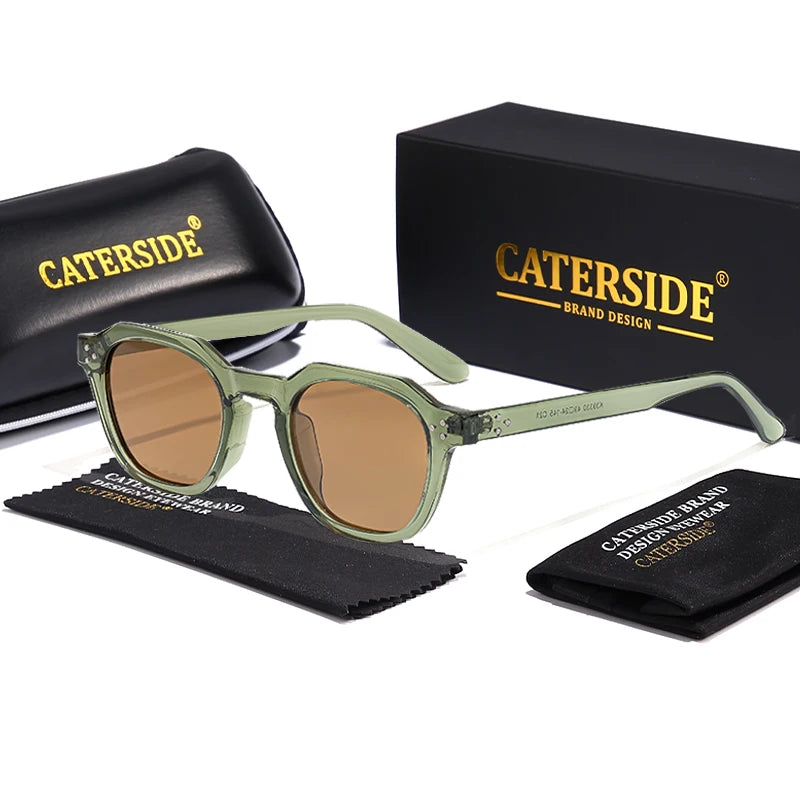 Gafas de Sol Retro Polarizadas Unisex | Montura Ultraligera TR90 Poligonal UV400