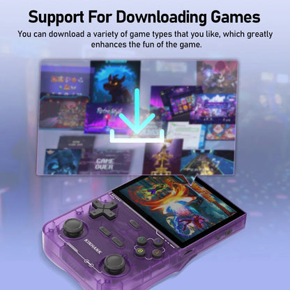 NEW Open Source K36 Retro Handheld Video Game Console 16000 Games Emulator for PS1/PSP/DC/N64/SS 500nit 3.5 Inch IPS Screen