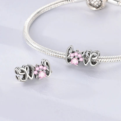 Charm Árbol de la Vida y Garrita en plata 925 – Amor y familia, colgante compatible Pandora pulsera DIY