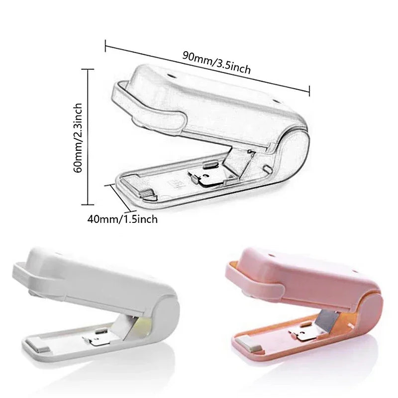 Mini sellador portátil de bolsas – Máquina de calor para cerrar bolsas de plástico y conservar alimentos frescos