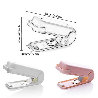 Mini sellador portátil de bolsas – Máquina de calor para cerrar bolsas de plástico y conservar alimentos frescos
