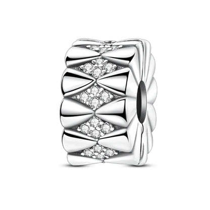 Charm de Plata 925 Araña, Mariposa y Zirconia – Abalorios Brillantes para Pulseras Originales 3mm