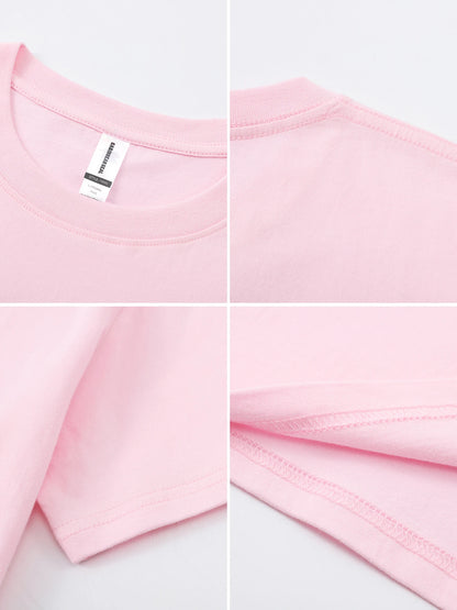 Camiseta Oversize Mujer Verano | Algodón Estampado Limones y Cerezas Casual