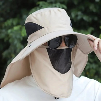 Sombrero Unisex de Verano | Protección UV | Transpirable e Impermeable | Gorro de Pesca, Ciclismo y Escalada con Protección de Cuello