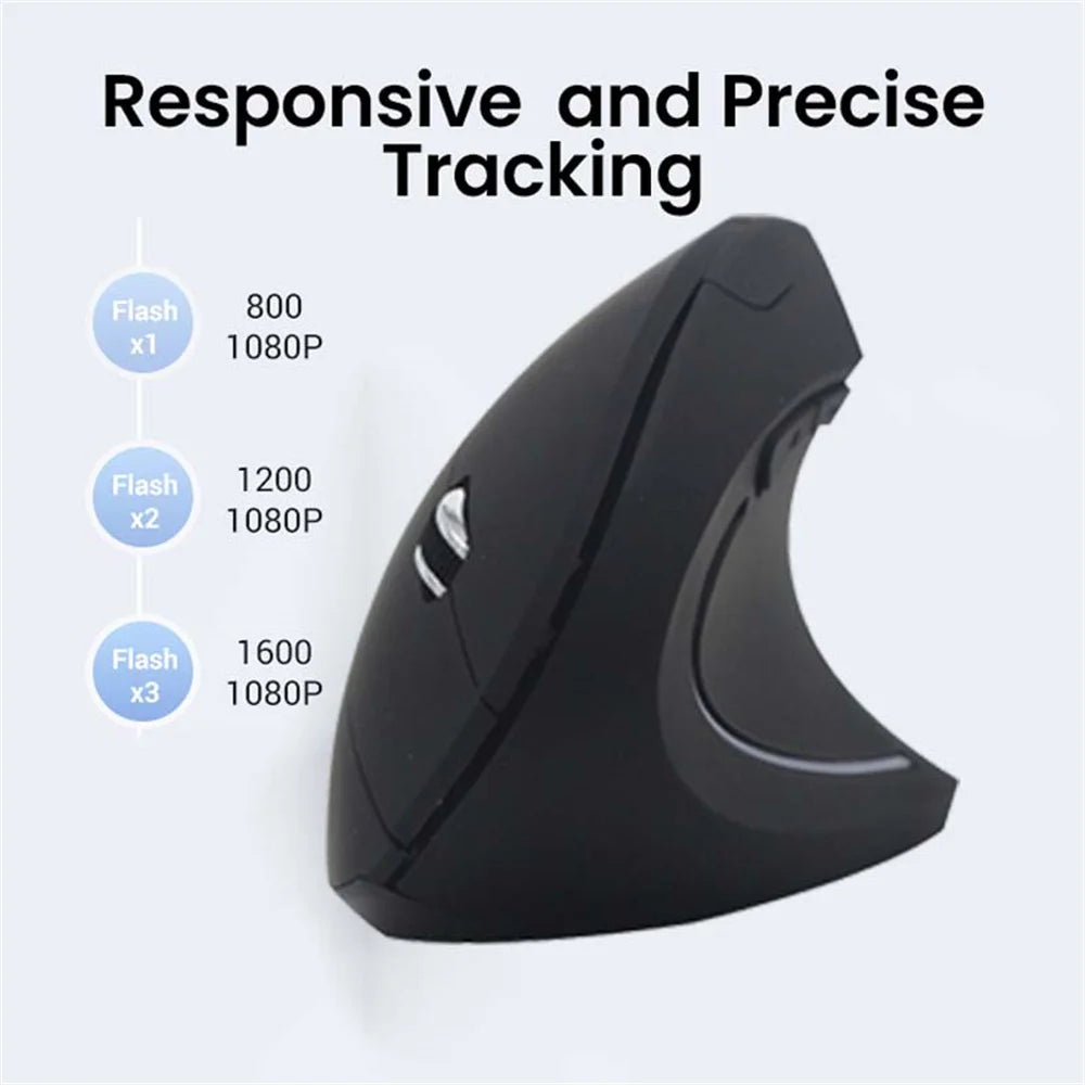 New Upgrade Ergonomic mouse 2.4G Right Hand Wireless Mouse For Laptop Tablet Universal Device Distance Transmission Gaming Mouse