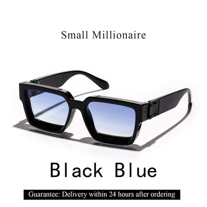 Gafas de Sol Retro Negras Millionaire | Lujo Cuadradas Unisex Hombre & Mujer 2025