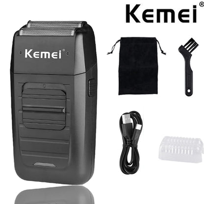 Kemei KM-2296 KM-2299 KM-1102 Cortapelos Profesional Hombre | Máquina Eléctrica Recargable de Corte y Afeitado
