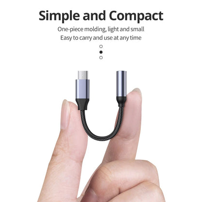 Adaptador USB-C a Jack 3.5mm – Cable Convertidor de Audio para Samsung Galaxy S21, S20, Note 20 y Otros Dispositivos Type-C