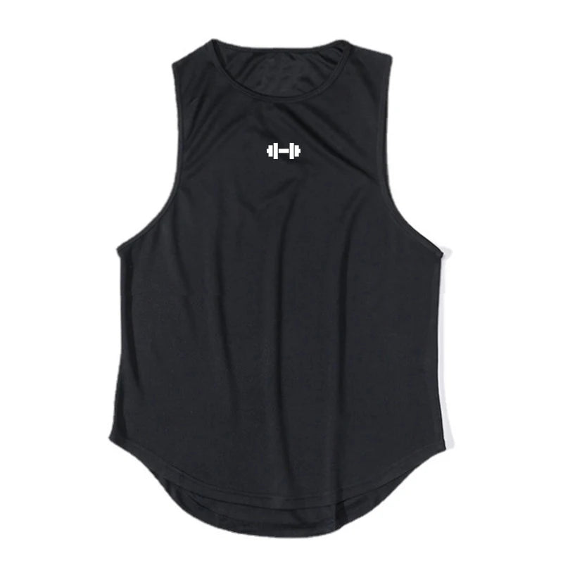 Tank Top Deportivo de Hombre – Fitness, Gym y Bodybuilding, Secado Rápido, Sin Mangas, Corte Loose, Verano, Moda y Baloncesto