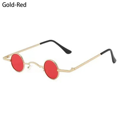 Gafas de Sol Redondas Punk Unisex | Montura Metálica Hip Hop Colores Moda UV400