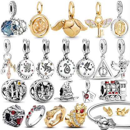 Charm Sobre Plata 925 | Serie Mago | Compatible Pulsera Pandora 3mm