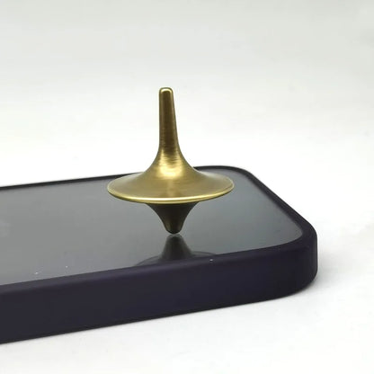 Mini Fidget Spinner de Metal | Juguete Antiestrés Giratorio para Niños y Adultos