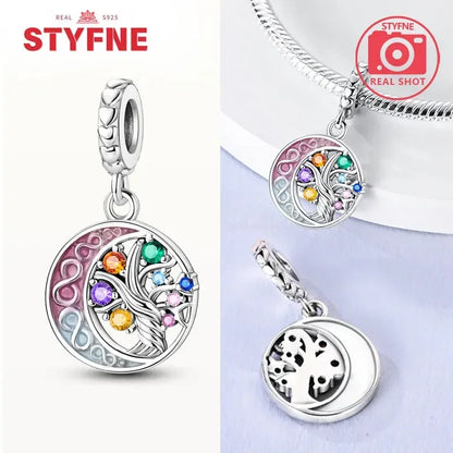 Charm Trébol de Cuatro Hojas en Plata 925 – Abalorios Suerte para Pulseras Originales Mujer