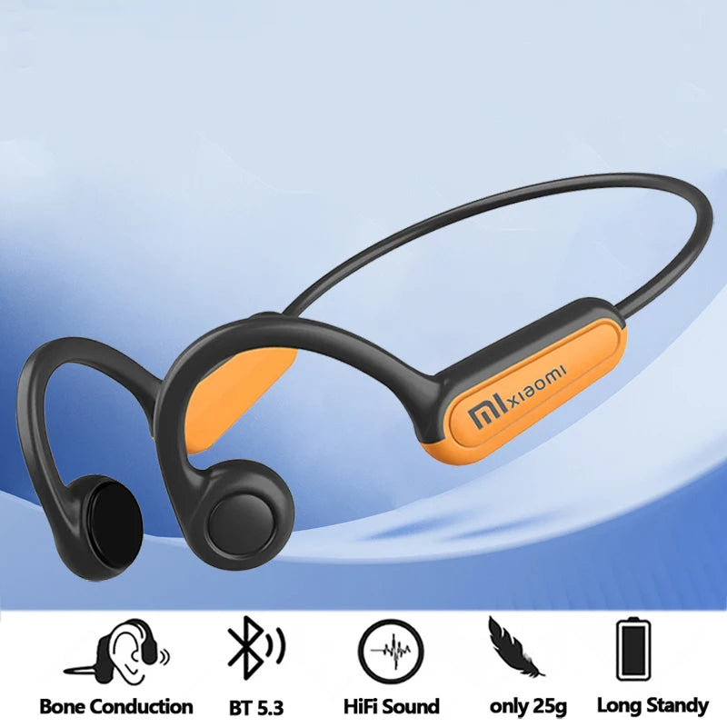 Xiaomi Mijia auriculares de conducción ósea – Inalámbricos deportivos Bluetooth con micrófono manos libres para correr