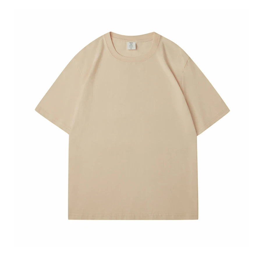 Camiseta Oversize Algodón 100% | Básica Casual Verano Manga Corta