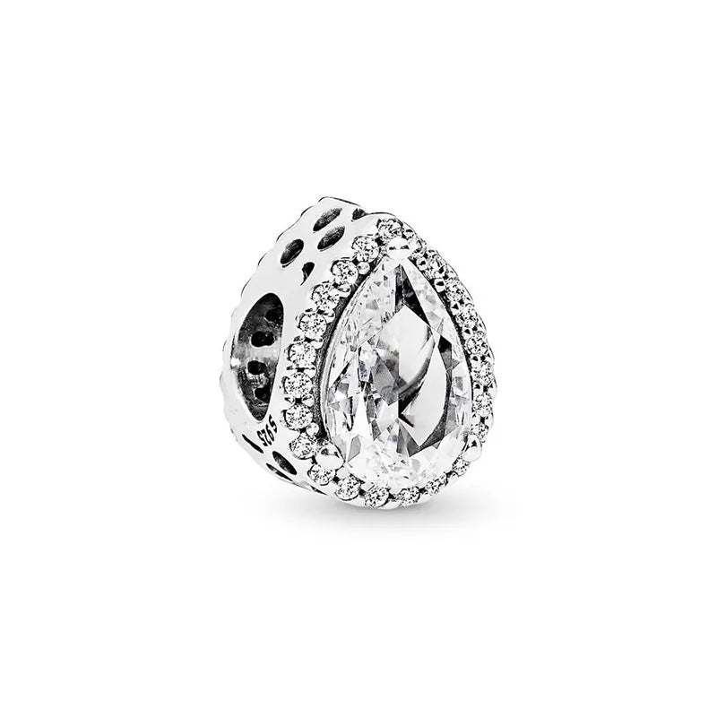 Charm Plata 925 Árbol de la Familia, Pluma, Copo de Nieve y Niño | Dijes Colgantes Compatibles con Pulseras Pandora