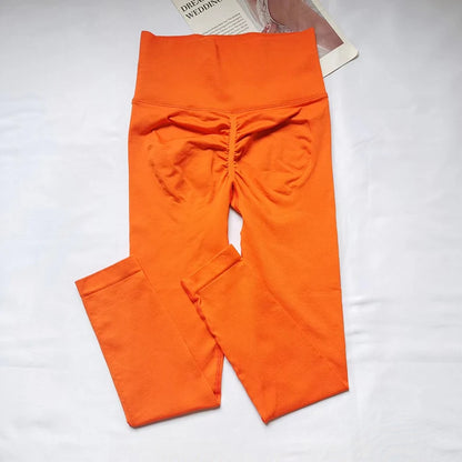 Leggings Deportivos de Cintura Alta sin Costuras | Pantalón Yoga Fitness Quick Dry con Efecto Push Up